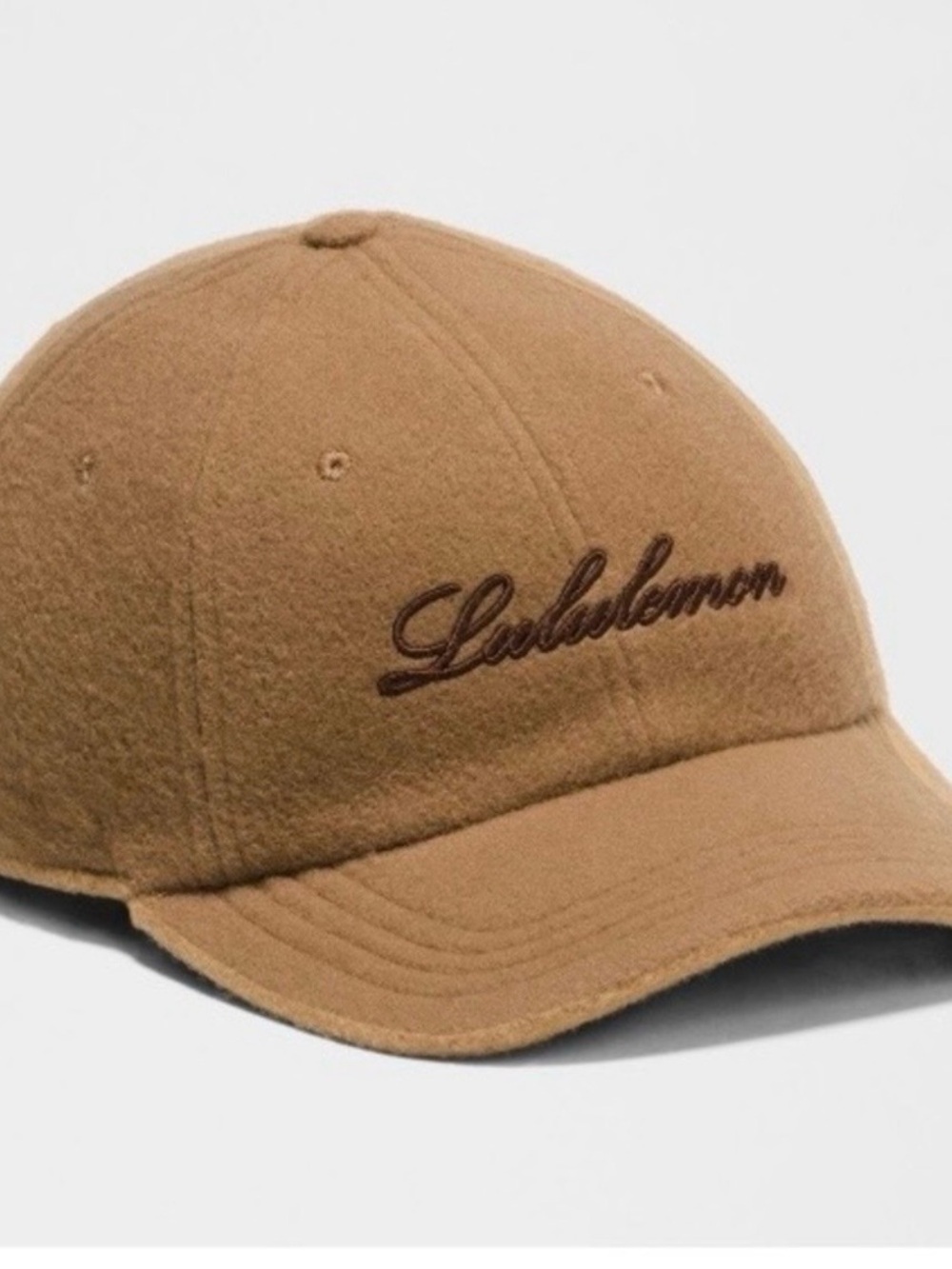 NWT lululemon athletica tan wool blend baseball cap